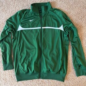Nike Green Full-Zip Track Jacket, size L